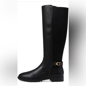 Coach Black Over the Knee Boots